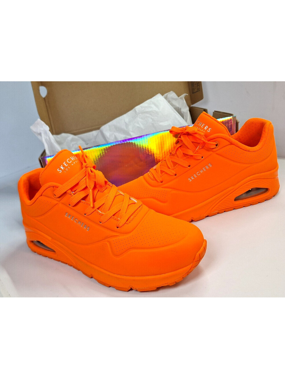 Skechers Uno Night Shades Air-Cooled Sneakers Bright Funky Dopamine Barbiecore